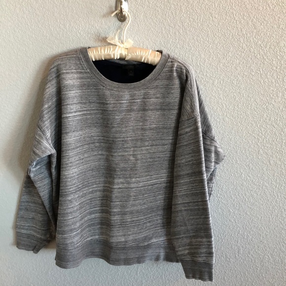 J. Crew Tops - J Crew XL Gray sweatshirt